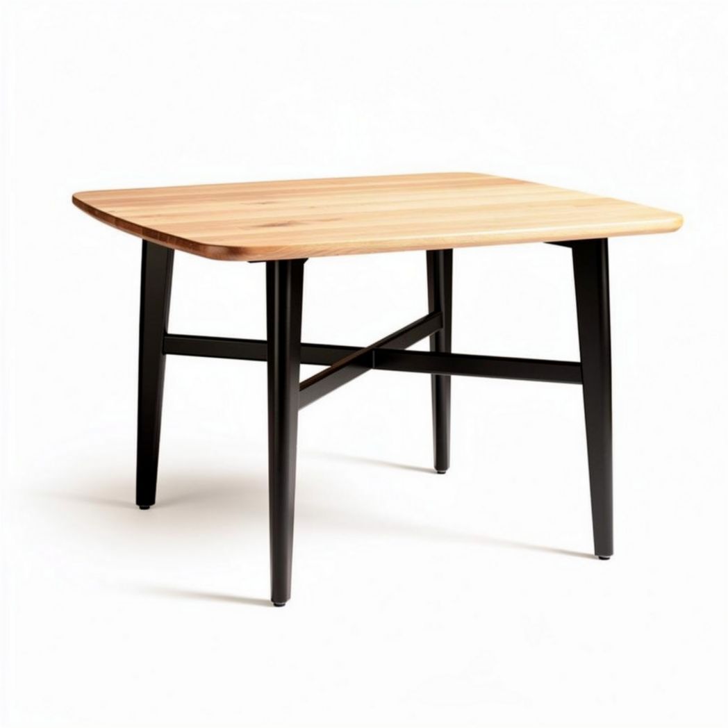 Eettafel van hout voor de eetkamer - 120 x 80 x 75cm