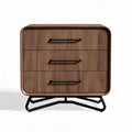 Commode van gestructureerd hout voor de slaapkamer - 60 x 40 x 70cm