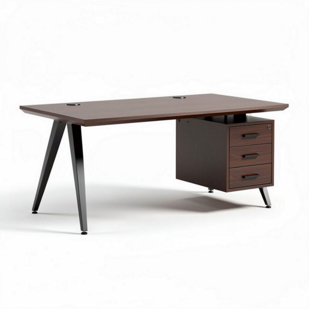Bureau van hout voor een kantooromgeving met laden - 150 x 75 x 75cm