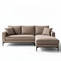 Hoekbank van stof voor de woonkamer - 230 x 150 x 90cm
